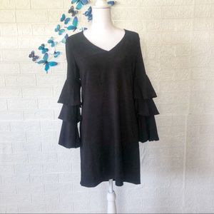 COPY - 🌻BOGO🌻 Unbranded black long sleeve ruffles dress